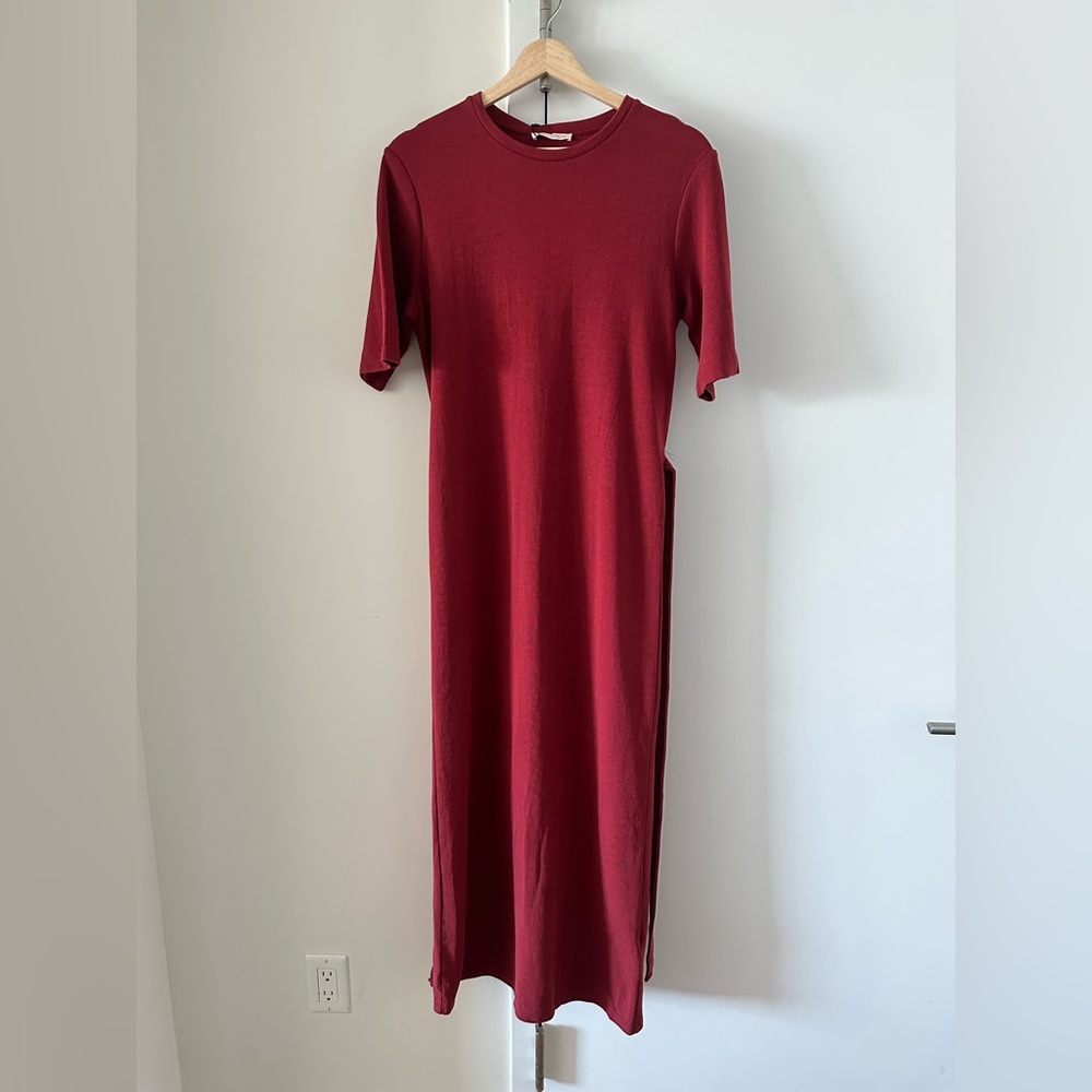 Belted Interlock Dress